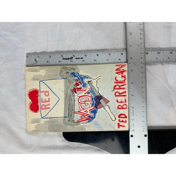 Red Wagon RARE First Edition Paperback book of poetry by Ted Berrigan 1976 - Picture 8 of 8
